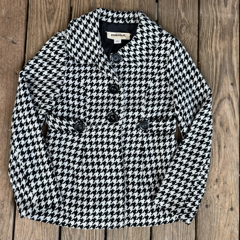 Hydraulic Houndstooth Women’s Coat